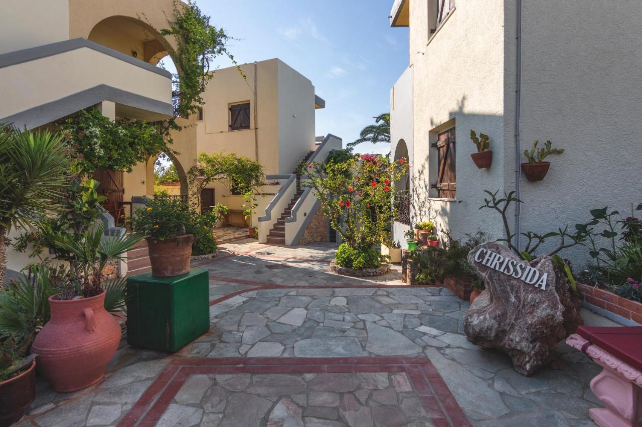 Ferienwohnung Chrissida Nea Kydonia Exterior foto